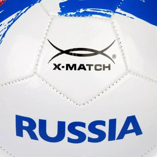 Мяч футбольный X-Match размер 5 покрышка 1 слой 1,6 мм PVC Россия 56451 фото 3