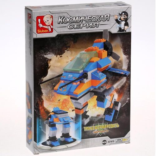 Конструктор SLUBAN Космический Робот-трансформер "Наргакуга", 126 деталей