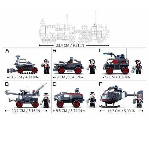 Конструктор Sluban серия Space War Штурмовая машина 98 деталей фото 4