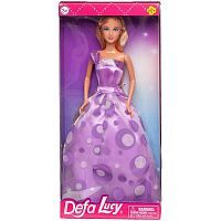 Кукла Defa Lucy Светский раут в фиолетовом длинном вечернем платье 29 см
