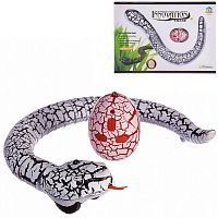 Игрушка Junfa Интерактивные насекомые и пресмыкающиеся Змея белая на ИК управлении