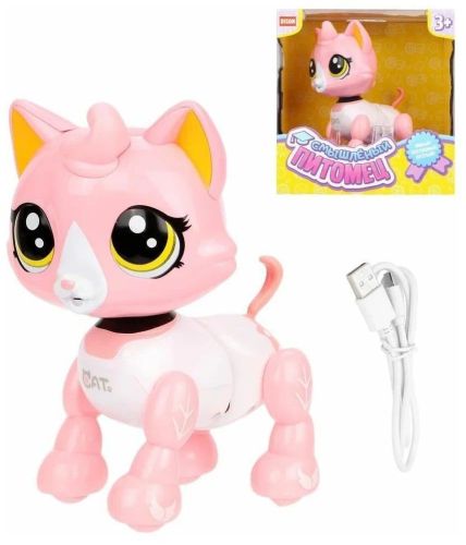 интерактивная игрушка котенок 10х5х14 см e5599-9 Интерактивная игрушка Котенок 10х5х14 см E5599-9