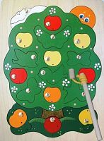 Бирюлька Крона Яблоня-загадка зеленый/красный/желтый