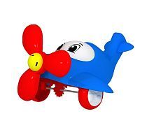 Игрушка-покатушка Самолет, голубой