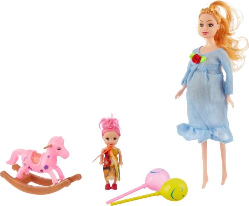 Набор с куклами 27 и 10 см Маленькая мама в ассортименте 3363-149 фото 4