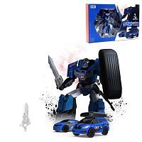 Робот-машина 2в1, в комплекте предметы 3шт., коробка