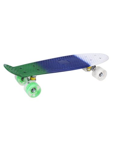 Скейтборд-пенниборд со светом Х-Match пластик 56.5 х14.5 см 649107 фото 2