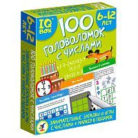 Карточная игра IQ Box 100 Головоломок с числами