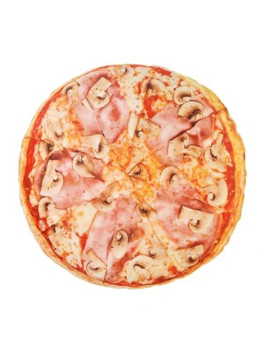 Мягкая игрушка СмолТойс Пицца круглая 35 см фото 4