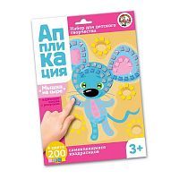 Набор для творчества. Аппликация Мышка на сыре (4 цв, 200 эл)