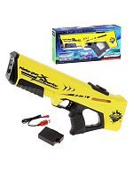 Аккумуляторный водный Бластер 42 см с автозабором желтый 194B