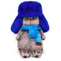 Басик в меховой шапке 30 см