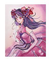 Набор для творчества Волшебная мастерская Мозаика из пайеток на холсте аниме Дыхание ветра