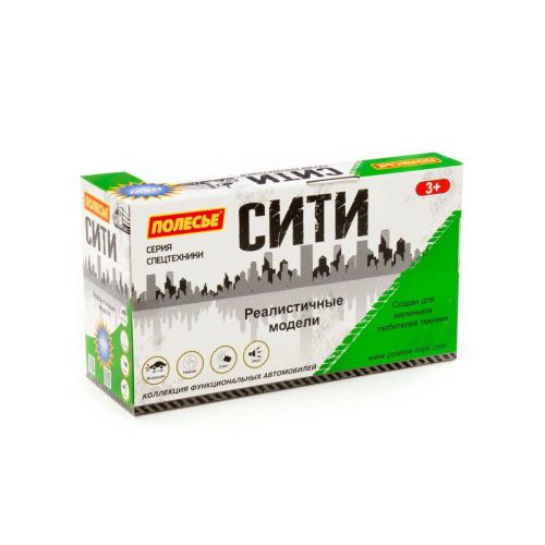 ПОЛЕСЬЕ Автомобиль контейнеровоз Сити зелёный фото 2