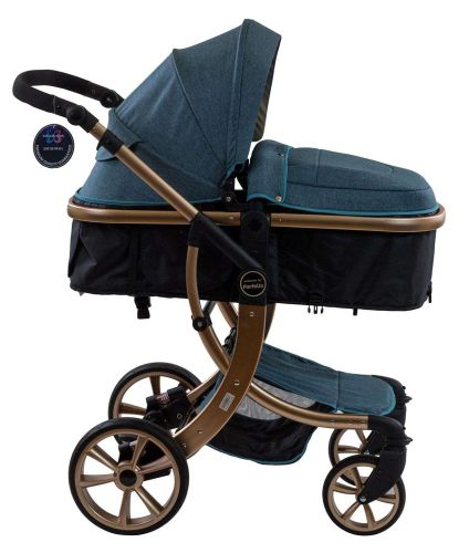 Коляска трансформер Farfello Aimile Gold TGb фото 3