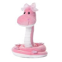 Мягкая игрушка Змейка Дафна Розовая, 24 см