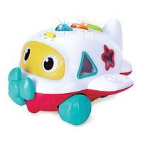 Интерактивная развивающая игрушка Жирафики Самолетик, разноцветный