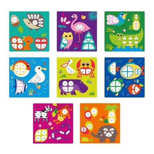 Мозаика развивающая On Time Веселая геометрия 85 элементов 45057 фото 3