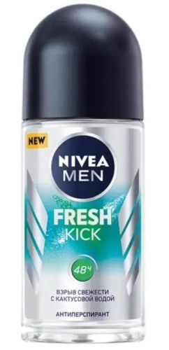 део ролик nivea men мужской fresh kick 50мл Део ролик Nivea MEN мужской FRESH KICK 50мл