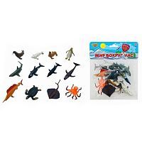 Игровой набор Морские обитатели, 12 предметов, пакет