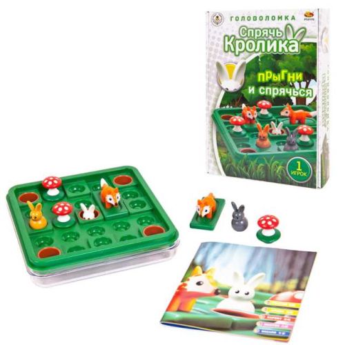 Настольная игра ABtoys Академия Игр головоломка "Спрячь кролика"