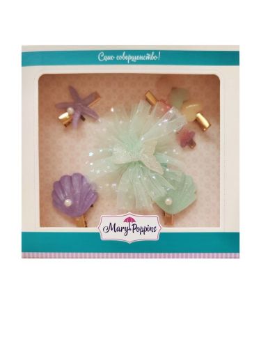 набор зажимов "русалка" 6шт Набор зажимов "Русалка" 6шт