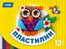 Пластилин детский, 12 цветов, по 15 гр