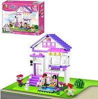 Конструктор Sluban Розовая мечта Загородная вилла с бассейном 291 деталь