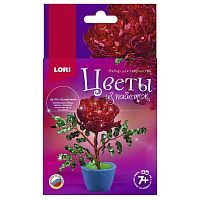 Набор для творчества LORI Цветы из пайеток Хризантема