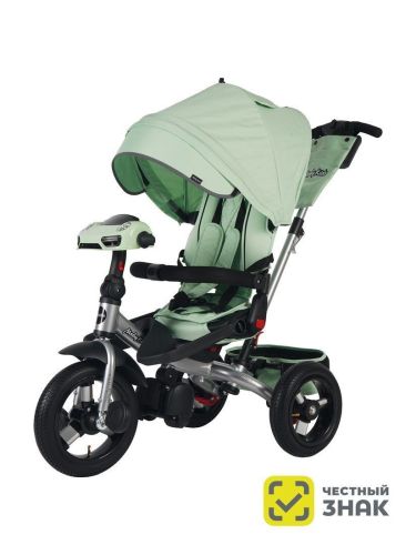 Трехколесный велосипед Moby Kids Leader Air Car 360° светло-зелёный 656322