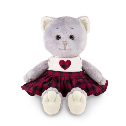 Мягкая игрушка Мышель в Клетчатой Юбке 25 см