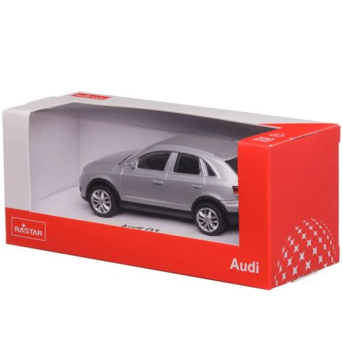 машина металлическая 1:43 audi q3, цвет серебрянный фото 5 Машина металлическая 1:43 Audi Q3, цвет серебрянный фото 5