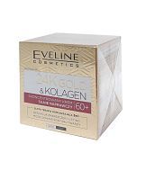 EVELINE 24K GOLD&COLLAGEN Концентрированный восстанавливающий крем 60+ день/ночь 50мл