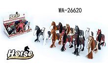 Фигурка Junfa Лошадка 6 цветов 10x4x12.5 см