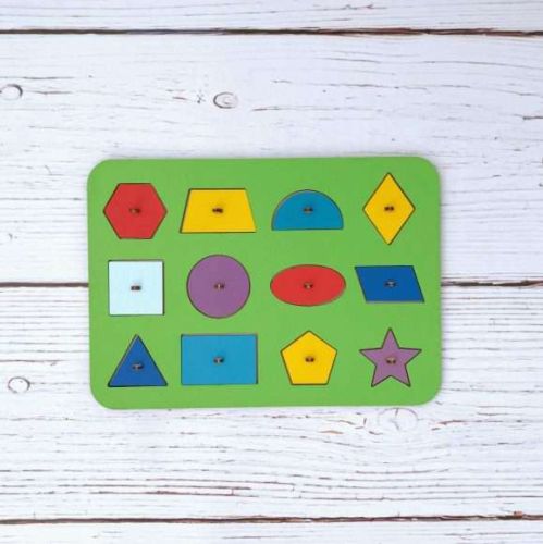 Рамка вкладыш Монтессори Геометрия
