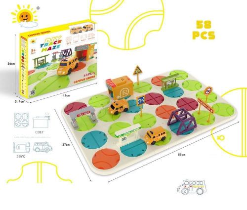 Игра интерактивная Junfa Движение в городе 58 деталей фото 2