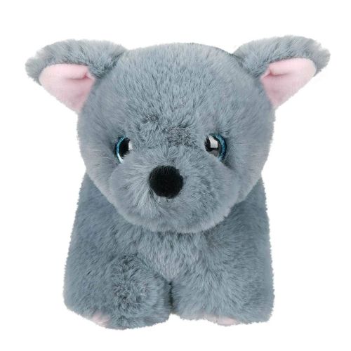 Мягкая игрушка ABtoys Домашние любимцы Собачка серая, 16 см фото 5