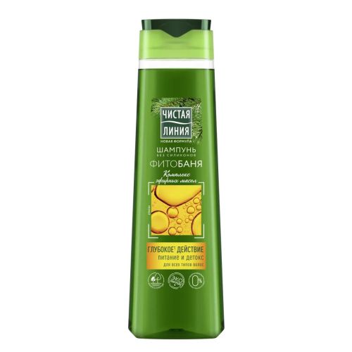 чистая линия шампунь фитобаня комплекс эфирных масел 400мл фото 3 Чистая Линия Шампунь Фитобаня комплекс эфирных масел 400мл фото 3