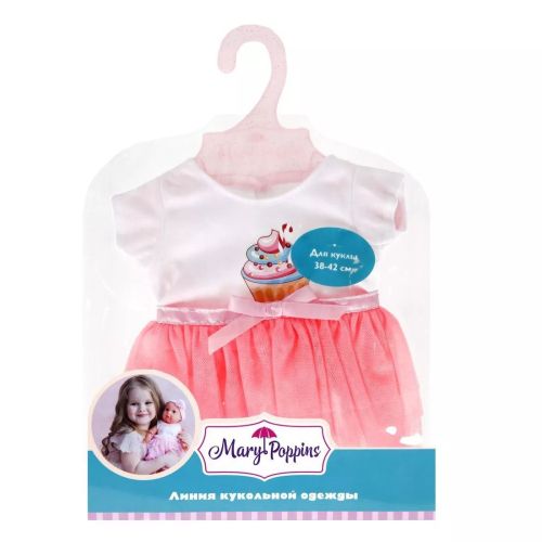 Одежда для кукол 38-43 см футболка и юбочка Mary Poppins Пирожное 452153 фото 2