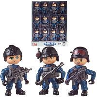 Солдатик Junfa (синяя форма) в индивидуальной прозрачной коробочке