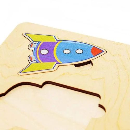 Игра развивающая деревянная Транспорт (21х21см) фото 2