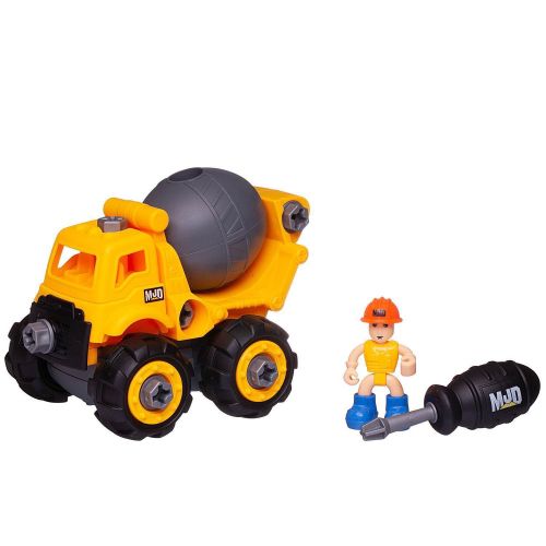Машинка-конструктор ABtoys Спецтехника Собери сам Бетономешалка фото 3