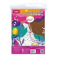 Набор для творчества LORI Роспись по дереву. Картина. Цветочное настроение Летний ветер