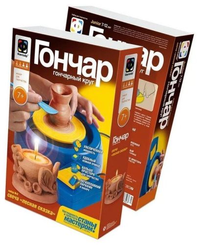 Набор для лепки из глины Фантазёр Гончар Свеча Лесная сказка 217009 фото 4