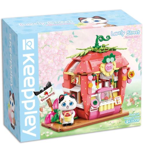 Конструктор Keeppley серия Lovely Street Магазин-клубничка, 350 деталей фото 5