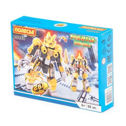 Конструктор "Классик" "Роботы-воины-1.6" (98 элементов)