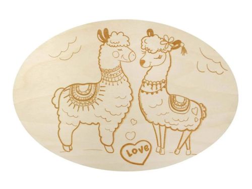 Дощечка для выжигания Десятое королевство Ламы фото 3