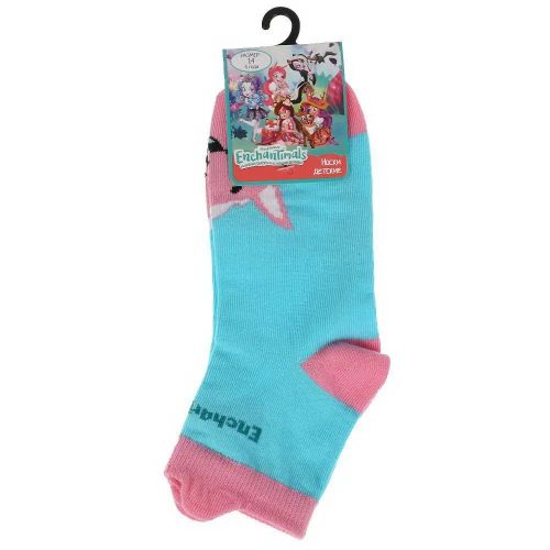 носки детские enchantimals голубые размер 12 Носки детские Enchantimals Голубые размер 12
