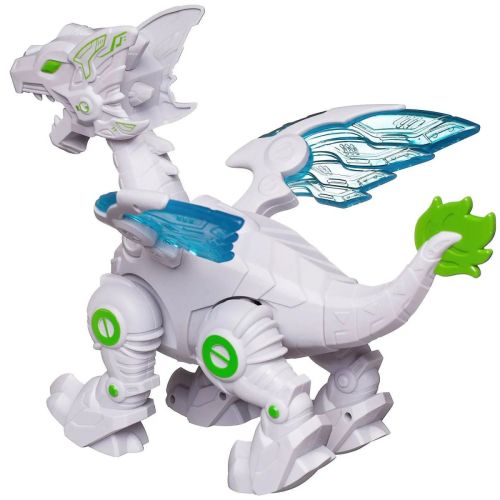 Робот Junfa Дракон огнедышащий пар из пасти, движение, звук, свет фото 11