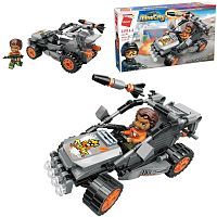 Конструктор Qman серия MineCity Преступник на машине с ракетной установкой 127 деталей